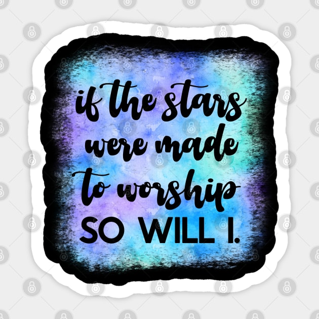 Made To Worship Sticker by KHarder Designs